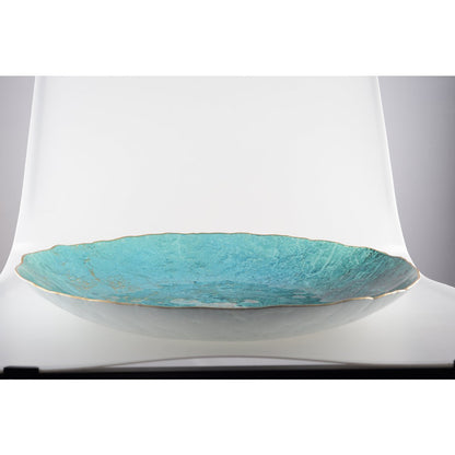 Turquoise geschnitten mit Dorekante 50 cm