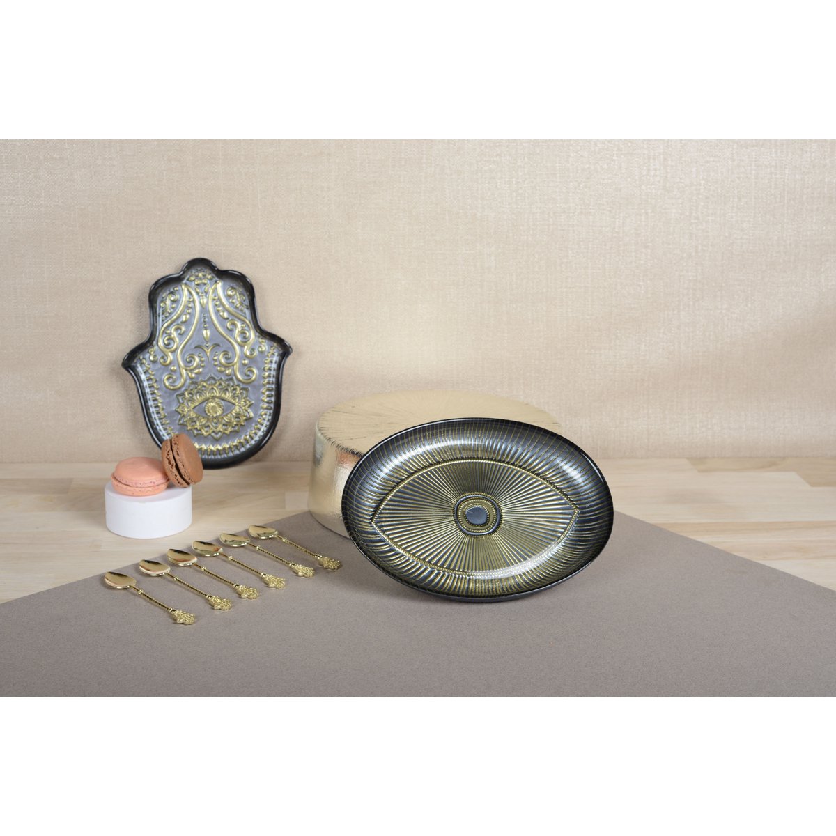 Oval Eye Cup 22x15,5 cm Silber