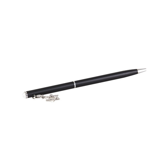 Black ballpoint pen with Diamond Maguen