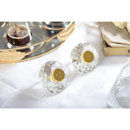Salt and pepper crystal 7 cm Dore