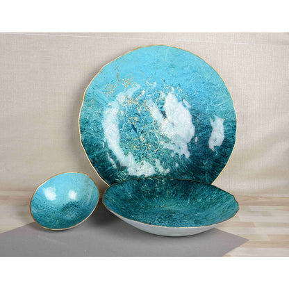 Turquoise geschnitten mit Dorekante 50 cm