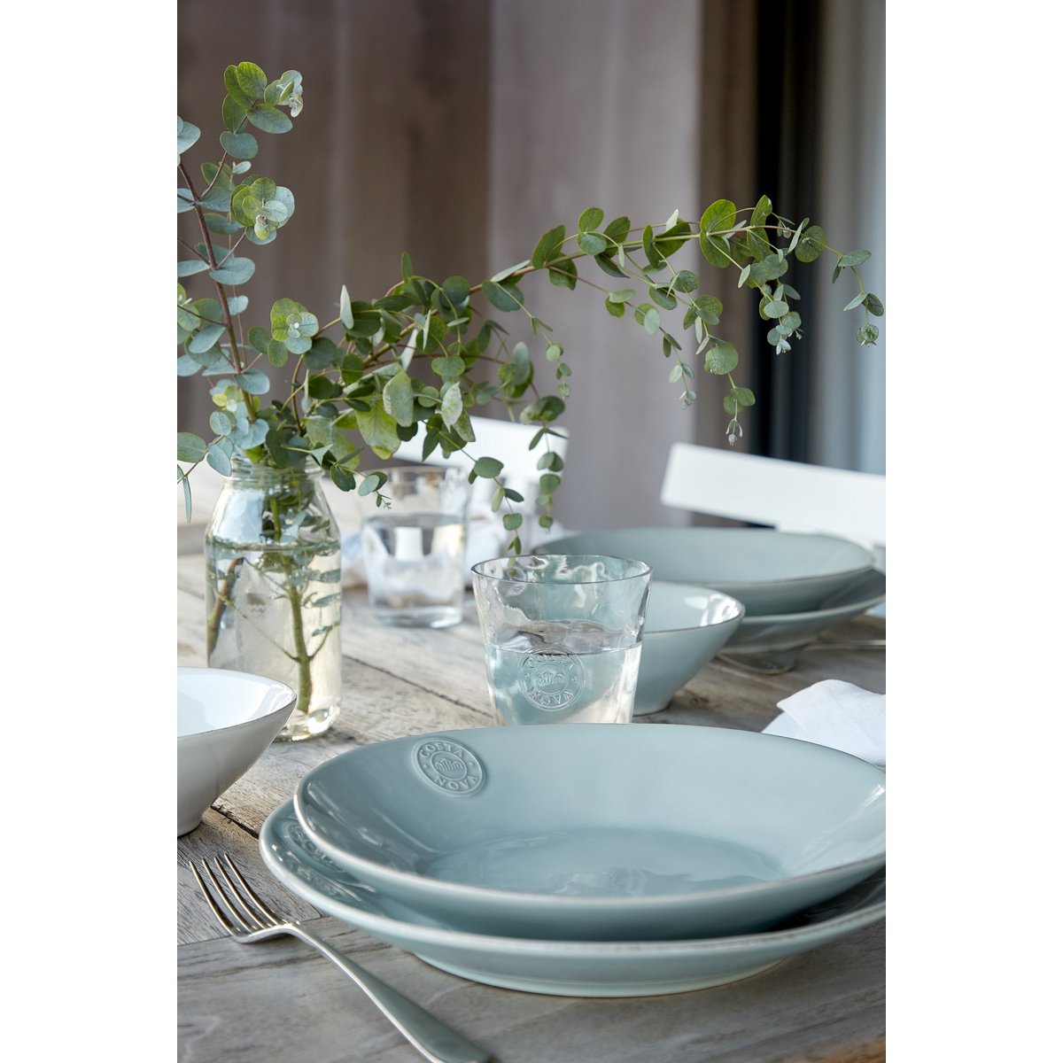 NOVA Dinner plate 27 Turquoise NOP 273 - Set of 6