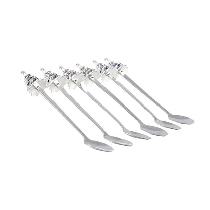 Silver tree spoon - Lot 6