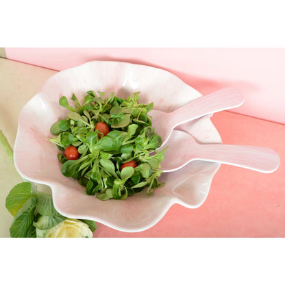 Rose salad cover in melamine 27x9.5x1cm