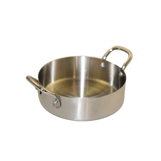 Mini Matt Round pot with two rounds 12x12x4cm