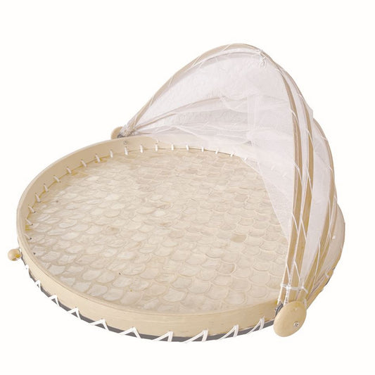 Pearly white cheese dome