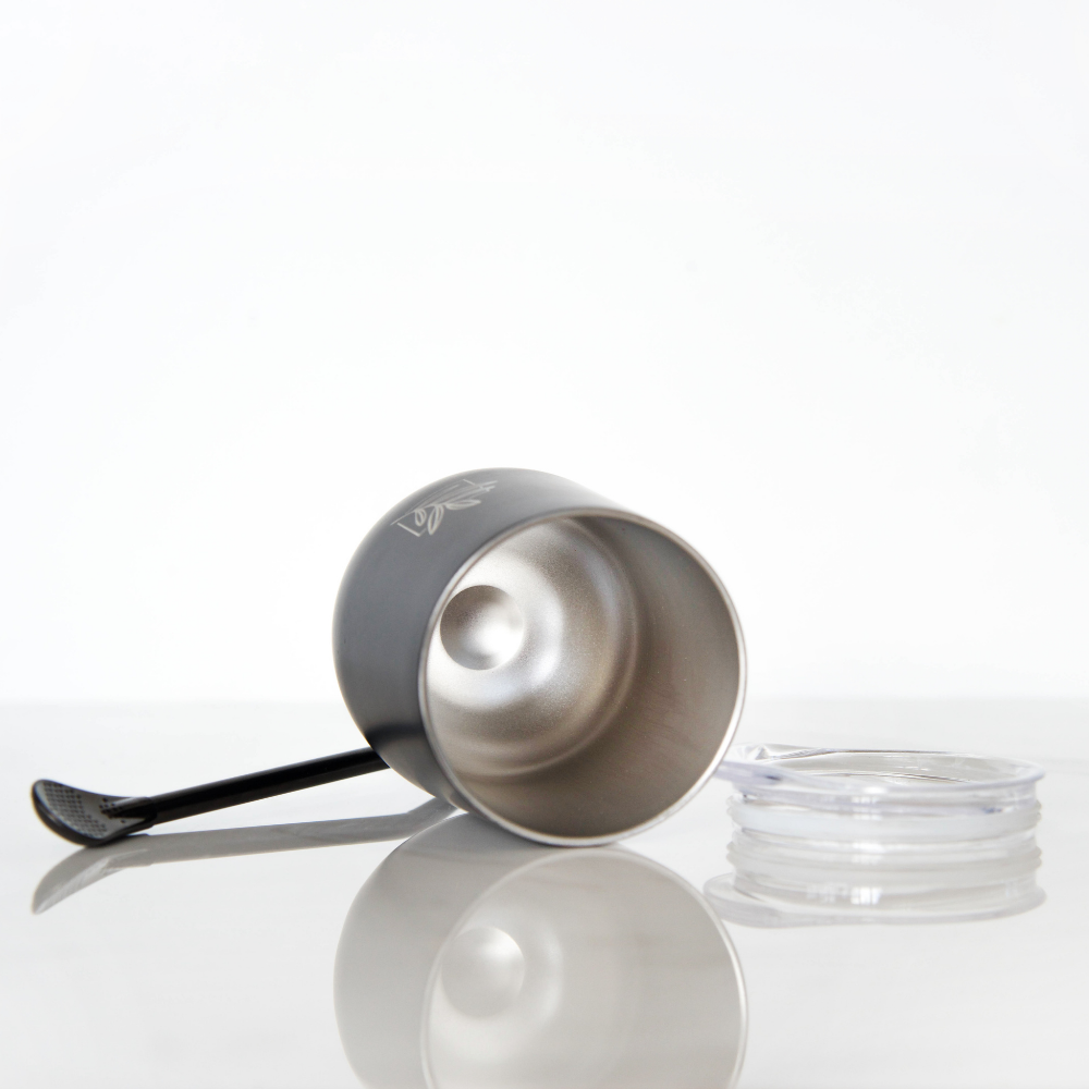 Black isothermal calabash and its bombilla