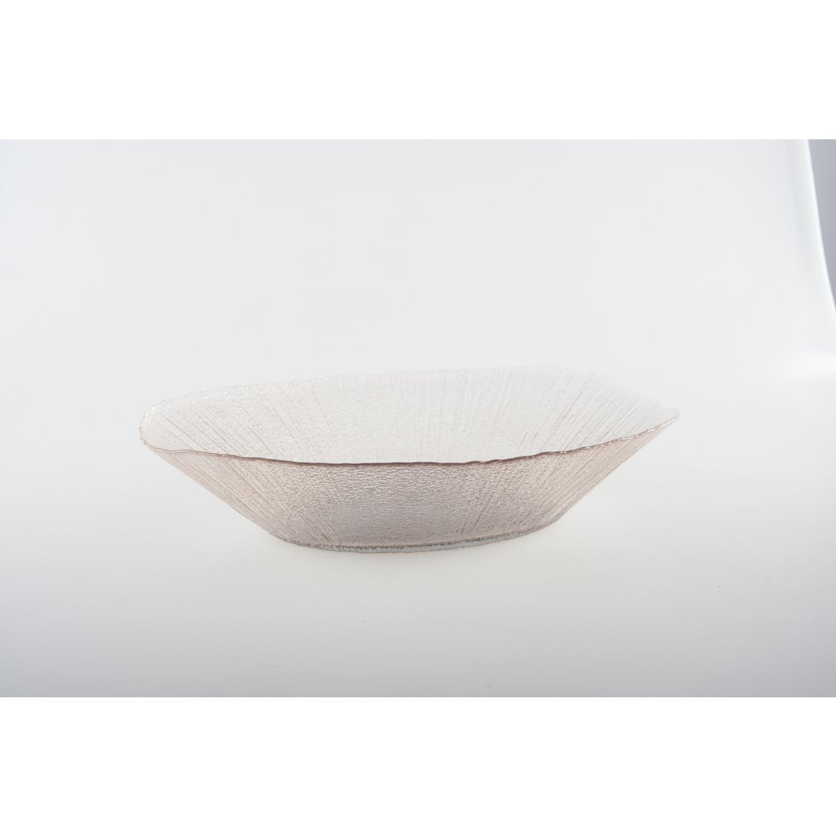Salad salad oval transparent sand front 30 cm