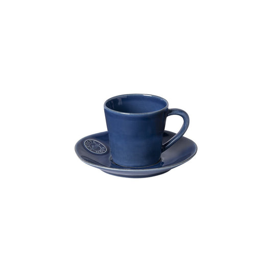 Nova Tea Cup and Saucer 0.19 l Denim Nocs 01 - 6 - Set of 6