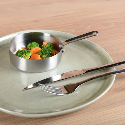 Mini Matt Round pot with long round 10 x 10 x 3 cm